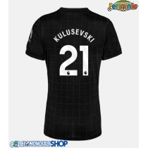 Maglie da calcio Tottenham Hotspur Dejan Kulusevski #21 Seconda Maglia Femminile 2025-26 Manica Corta